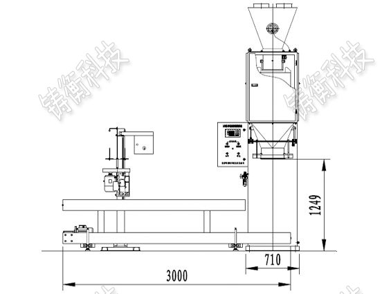 內襯不銹鋼自動包裝秤