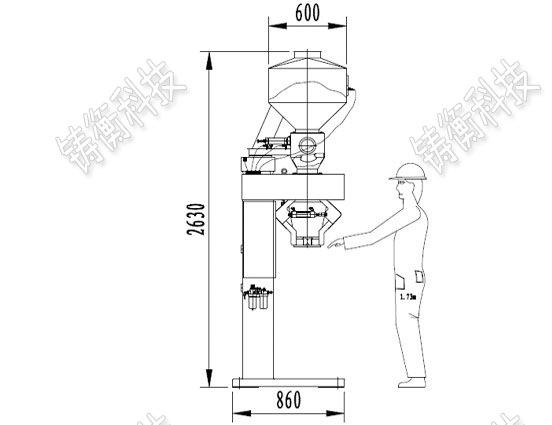 玉米定量包裝秤